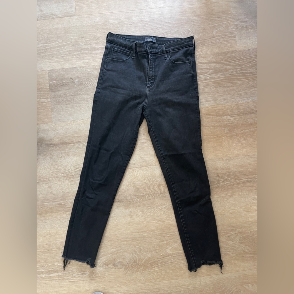 High Rise Abercrombie Ankle Jeans